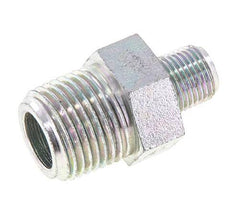 Embout double en acier zingué 1/8'' NPT x 3/8'' NPT 210 Bar - Hydraulique