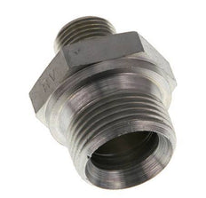 Mamelon double en acier zingué G 3/4'' x G 3/8'' 400 Bar - Hydraulique