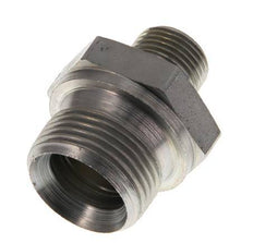 Mamelon double en acier zingué G 3/4'' x G 3/8'' 400 Bar - Hydraulique