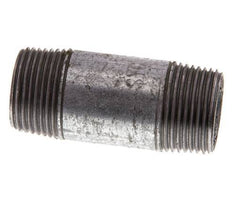 R 3/4'' Zinc plated Steel Double Pipe Nipple 50 Bar DIN 2982 - 60mm [10 Pieces]