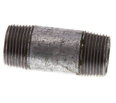 R 3/4'' Zinc plated Steel Double Pipe Nipple 50 Bar DIN 2982 - 60mm [10 Pieces]