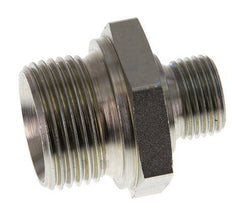 G 1'' x G 1/2'' Acier zingué double mamelon 345 Bar - Hydraulique