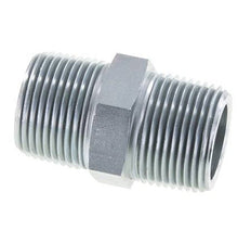 Mamelon double en acier zingué de 1'' NPT 140 Bar - Hydraulique