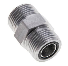 Embout double en acier zingué UNS 1''-14 ORFS 400 Bar - Hydraulique
