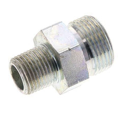 UN 1-3/16''-12 x 1/2'' NPT Embout double en acier zingué ORFS 400 Bar - Hydraulique