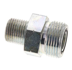 UN 1-3/16''-12 x 1/2'' NPT Embout double en acier zingué ORFS 400 Bar - Hydraulique