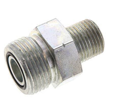 UN 1-3/16''-12 x 1/2'' NPT Embout double en acier zingué ORFS 400 Bar - Hydraulique