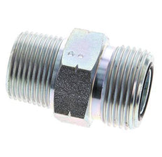 UN 1-3/16''-12 x 3/4'' NPT Embout double en acier zingué ORFS 400 Bar - Hydraulique