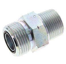 UN 1-3/16''-12 x 3/4'' NPT Embout double en acier zingué ORFS 400 Bar - Hydraulique