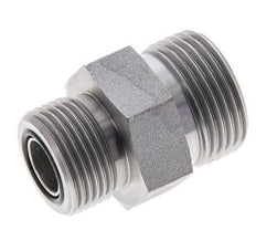 Embout double en acier zingué UN 1-3/16''-12 x UNS 1''-14 ORFS 400 Bar - Hydraulique