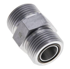 Embout double en acier zingué UN 1-3/16''-12 ORFS 400 Bar - Hydraulique