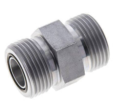 Embout double en acier zingué UN 1-3/16''-12 ORFS 400 Bar - Hydraulique