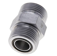 Embout double en acier zingué UN 1-3/16''-12 ORFS 400 Bar - Hydraulique