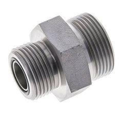 UN 1-7/16''-12 x UN 1-3/16''-12 Embout double en acier zingué ORFS 400 Bar - Hydraulique