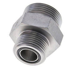 UN 1-7/16''-12 x UN 1-3/16''-12 Embout double en acier zingué ORFS 400 Bar - Hydraulique