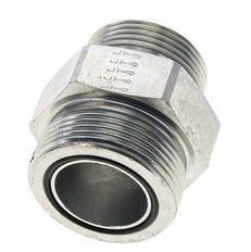 UN 1-11/16''-12 x UN 1-7/16''-12 Embout double en acier zingué ORFS 250 Bar - Hydraulique