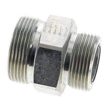 UN 1-11/16''-12 x UN 1-7/16''-12 Embout double en acier zingué ORFS 250 Bar - Hydraulique