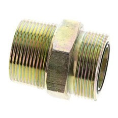 UN 1-11/16''-12 x 1 1/4'' NPT Embout double en acier zingué ORFS 250 Bar - Hydraulique