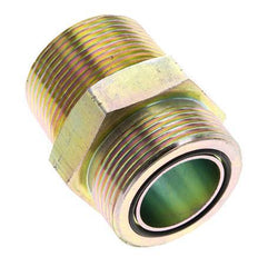 UN 1-11/16''-12 x 1 1/4'' NPT Embout double en acier zingué ORFS 250 Bar - Hydraulique