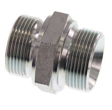 G 1 1/4'' Zinc plated Steel Double Nipple 315 Bar - Hydraulic