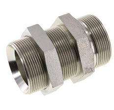 G 2'' Bulkhead en acier zingué Double mamelon 175 Bar - Hydraulique