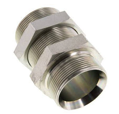 G 2'' Bulkhead en acier zingué Double mamelon 175 Bar - Hydraulique