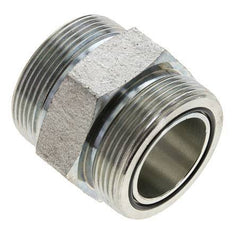 Embout double en acier zingué UN 2''-12 ORFS 250 Bar - Hydraulique