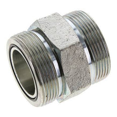 Embout double en acier zingué UN 2''-12 ORFS 250 Bar - Hydraulique