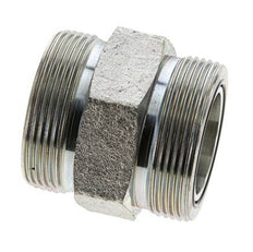 Embout double en acier zingué UN 2''-12 ORFS 250 Bar - Hydraulique
