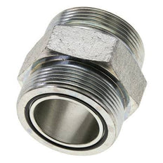 Embout double en acier zingué UN 2''-12 ORFS 250 Bar - Hydraulique
