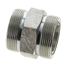 Embout double en acier zingué UN 2''-12 ORFS 250 Bar - Hydraulique