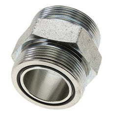 Embout double en acier zingué UN 2''-12 ORFS 250 Bar - Hydraulique