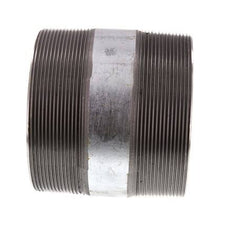 R 4'' Zinc plated Steel Double Pipe Nipple 50 Bar DIN 2982 - 100mm