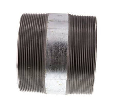 R 4'' Zinc plated Steel Double Pipe Nipple 50 Bar DIN 2982 - 100mm