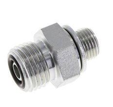 UNF 9/16''-18 x G 1/8'' Embout double en acier zingué ORFS 630 Bar - Hydraulique