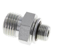 UNF 9/16''-18 x G 1/8'' Embout double en acier zingué ORFS 630 Bar - Hydraulique