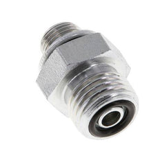 UNF 9/16''-18 x G 1/8'' Embout double en acier zingué ORFS 630 Bar - Hydraulique