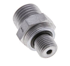 UNF 9/16''-18 x M10x1 Acier zingué Embout double ORFS 630 Bar - Hydraulique