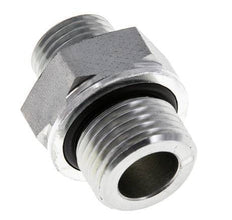 Embout double en acier zingué UN 11/16''-16 x G 1/2'' ORFS 630 Bar - Hydraulique