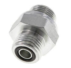 UN 11/16''-16 x G 3/8'' Embout double en acier zingué ORFS 630 Bar - Hydraulique