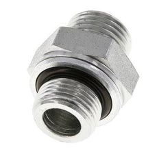 UN 11/16''-16 x G 3/8'' Embout double en acier zingué ORFS 630 Bar - Hydraulique