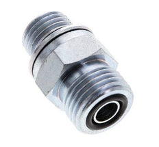 UN 11/16''-16 x M14x1.5 Embout double en acier zingué ORFS 630 Bar - Hydraulique