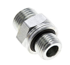 UN 11/16''-16 x M16x1.5 Embout double en acier zingué ORFS 630 Bar - Hydraulique
