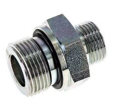 Embout double en acier zingué UN 13/16''-16 x G 3/4'' ORFS 400 Bar - Hydraulique