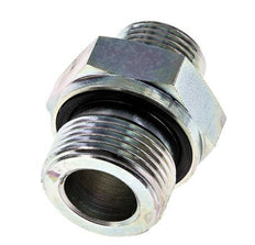 Embout double en acier zingué UN 13/16''-16 x G 3/4'' ORFS 400 Bar - Hydraulique