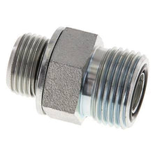 Embout double en acier zingué UN 13/16''-16 x G 3/8'' ORFS 630 Bar - Hydraulique