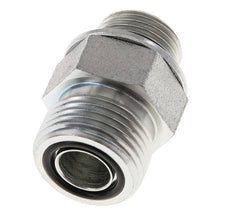 Embout double en acier zingué UN 13/16''-16 x G 3/8'' ORFS 630 Bar - Hydraulique
