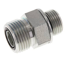Embout double en acier zingué UN 13/16''-16 x G 3/8'' ORFS 630 Bar - Hydraulique