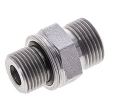 UN 13/16''-16 x M18x1.5 Embout double en acier zingué ORFS 630 Bar - Hydraulique