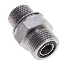 UN 13/16''-16 x M18x1.5 Embout double en acier zingué ORFS 630 Bar - Hydraulique